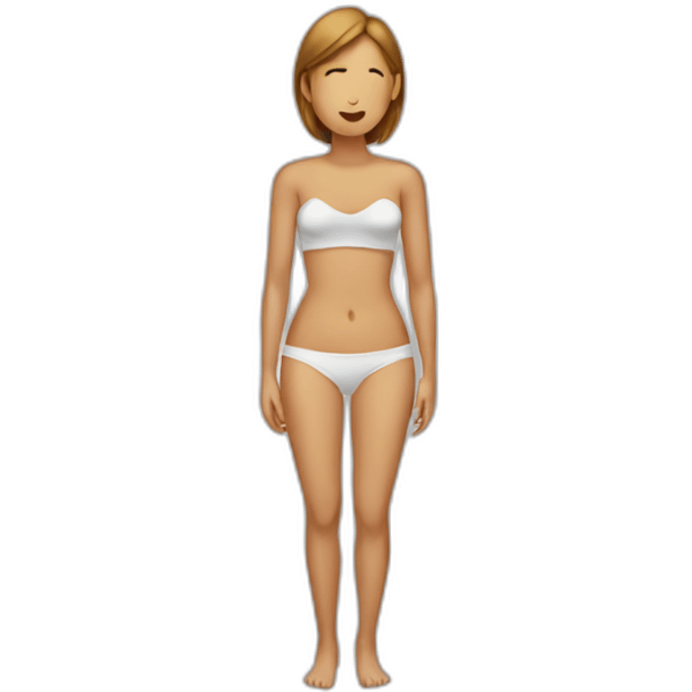 woman's lower abdomen emoji