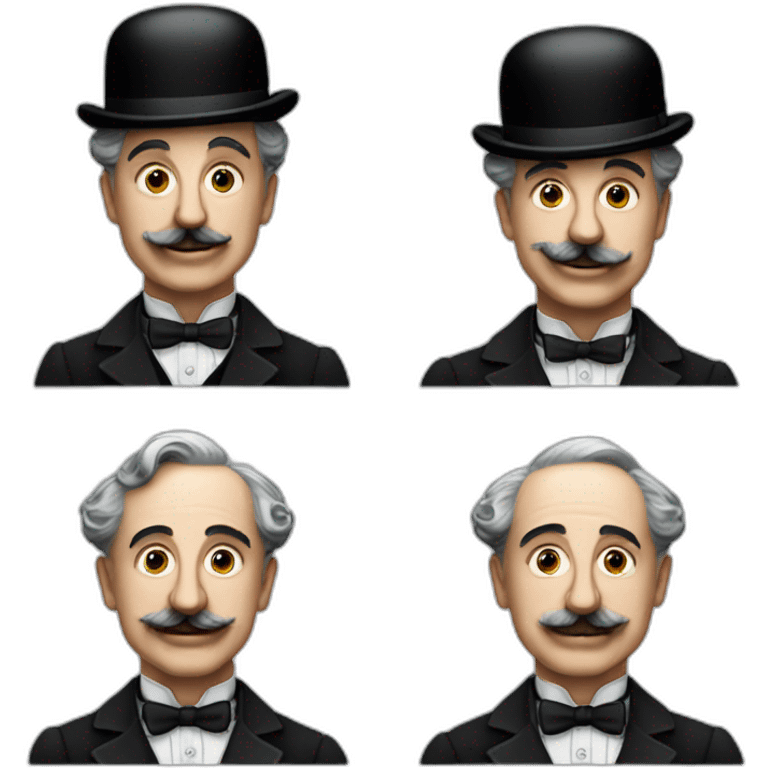 Charlie Chaplin is deutch general emoji