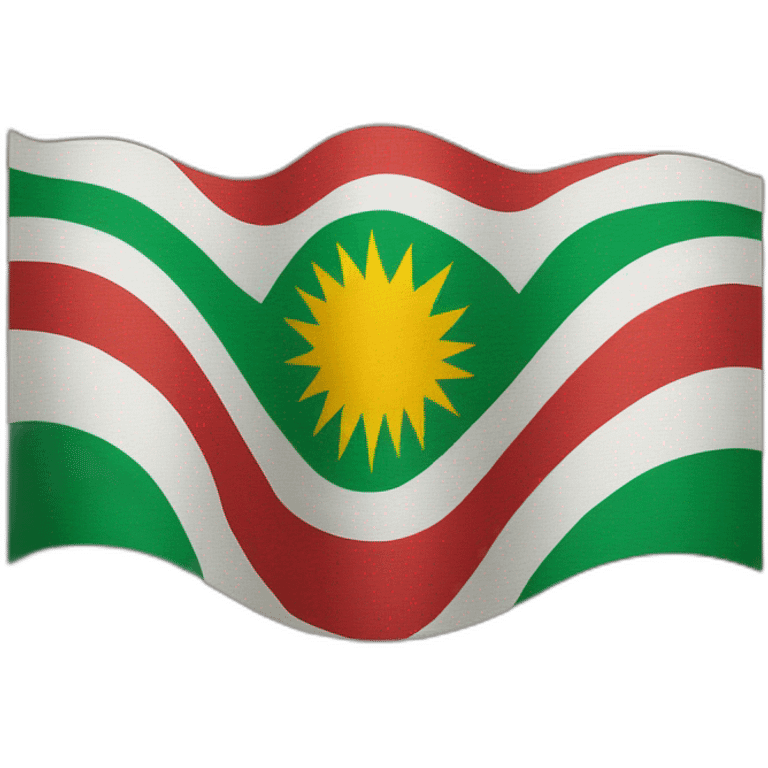 Flag of Iraqi Kurdistan emoji