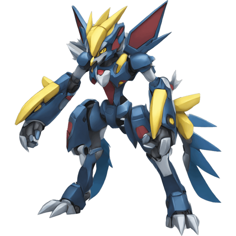 Zeraora-Zoroark-medabot-Mecha full body emoji