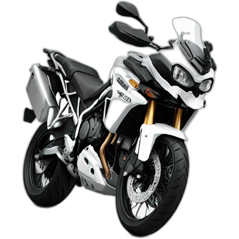 Triumph Tiger 800 white 2018 emoji