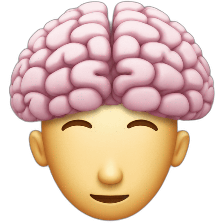 Brain on The Head emoji