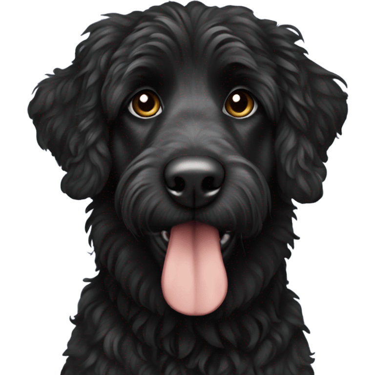 black aussie doodle emoji