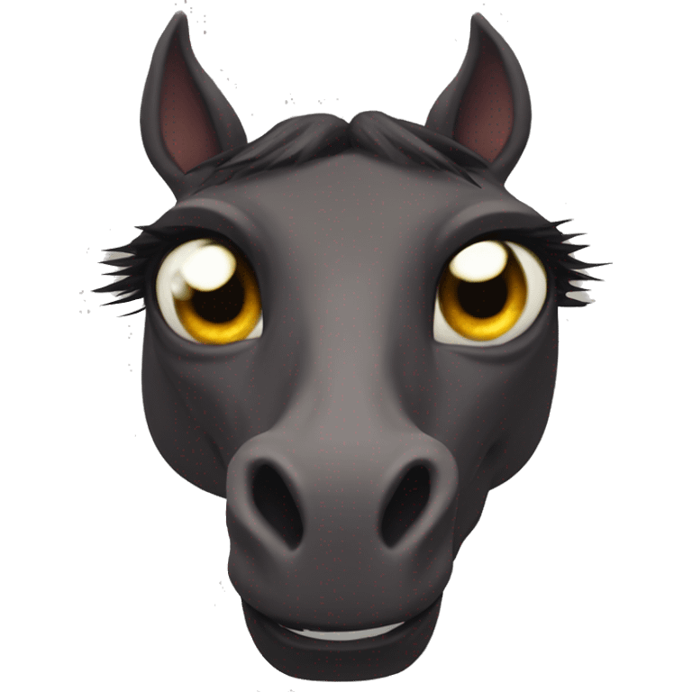 Horse head with brigh eyes Alice madness returns emoji