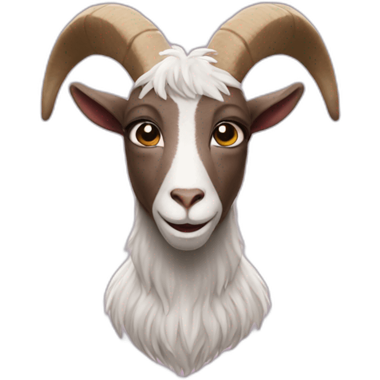 A goat with Inter Miami jersey emoji