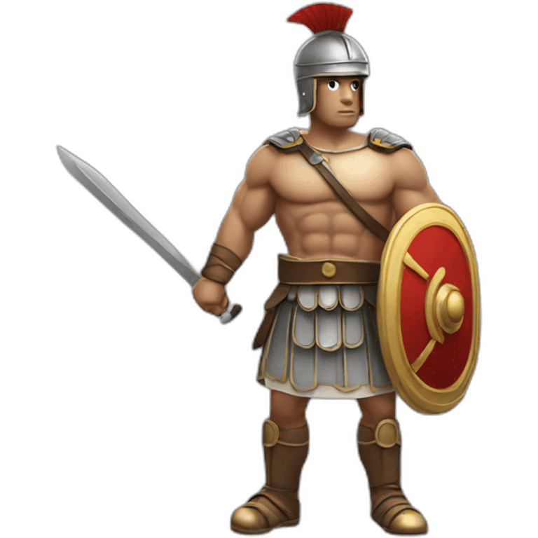 muscular rome soldier emoji