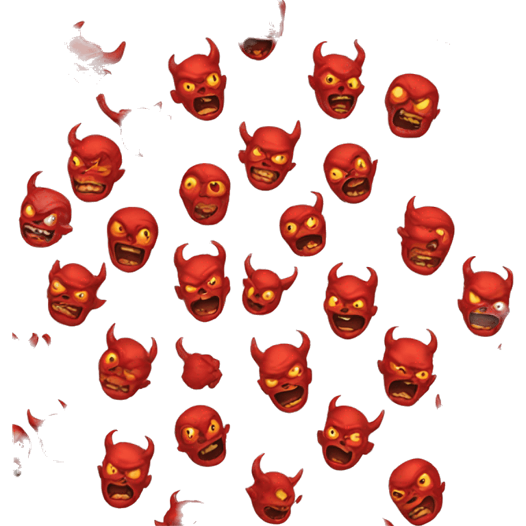 red demon emoji