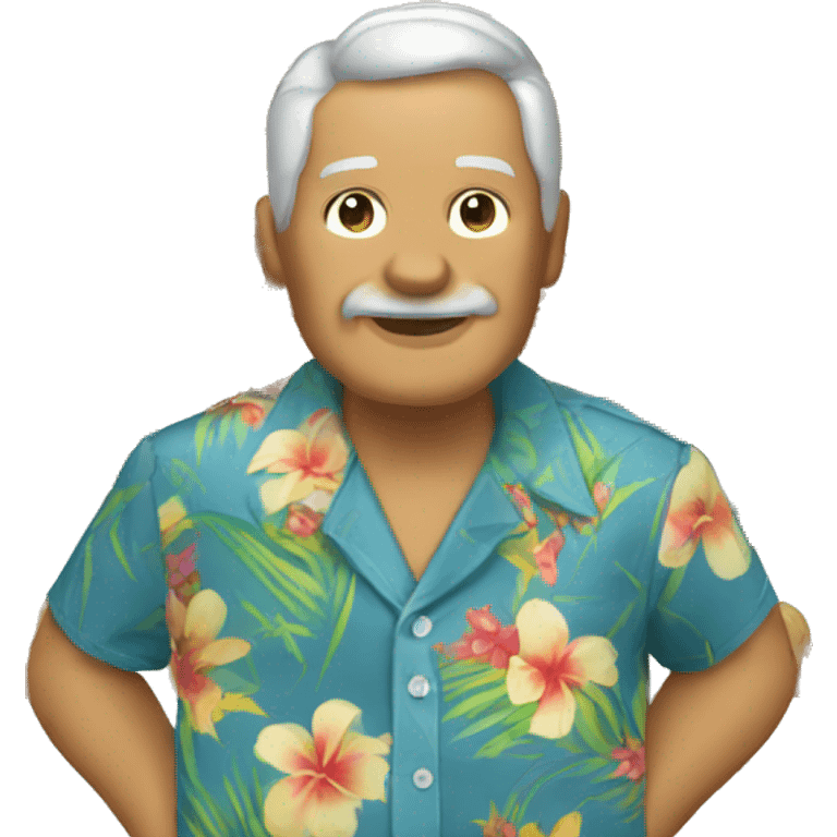 hawaiian shirt elder emoji