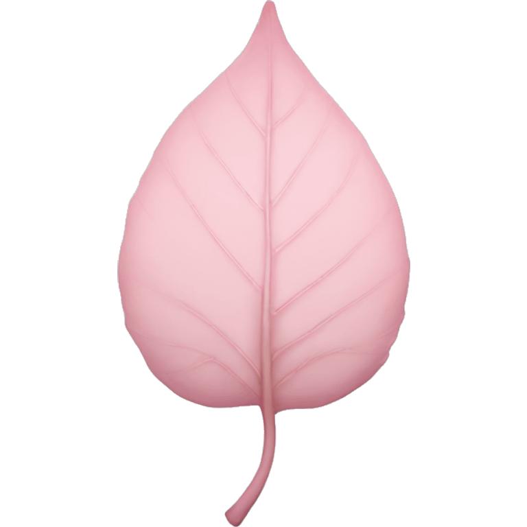 Light pink leaf emoji