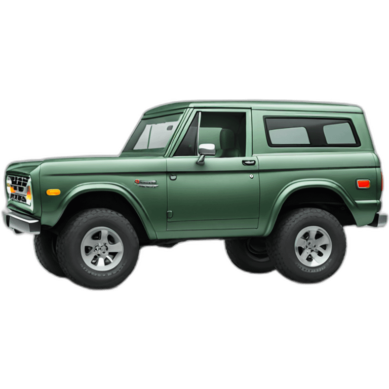 Ford Bronco Grey Green emoji