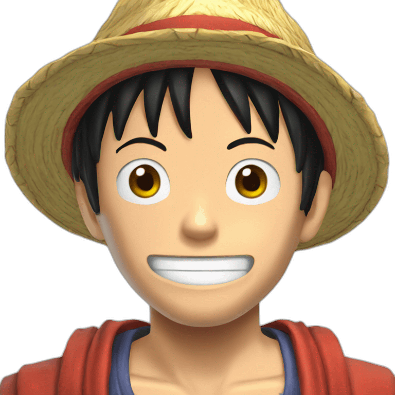 Luffy qui court emoji