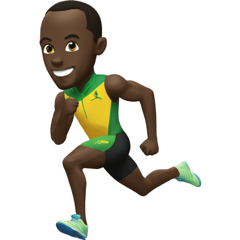 comemoração Usain Bolt emoji