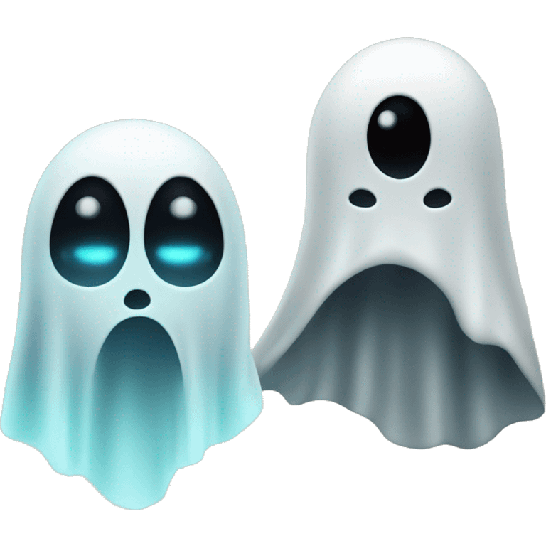 Make an emoji of a ghost with an extraterrestrial being a couple emoji