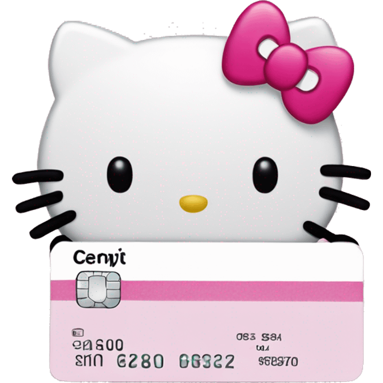 hello kitty credit card emoji