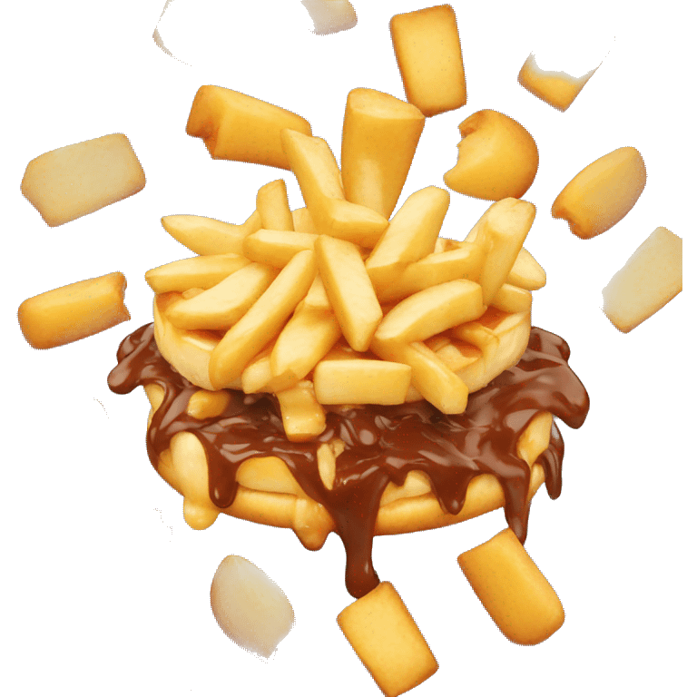 Poutine qui mange emoji