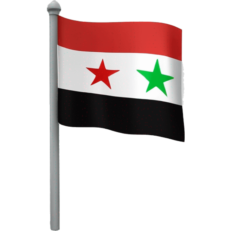 Flag of the Syrian revolution  emoji