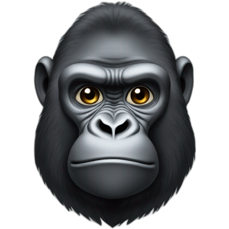 a gorilla emoji