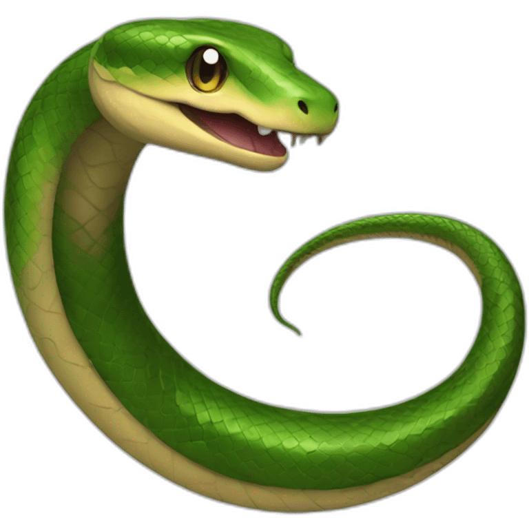 snake bite its tail emoji