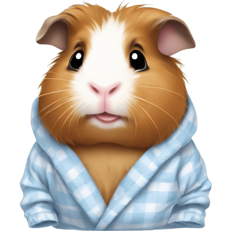 Guinea pig wearing pajamas  emoji