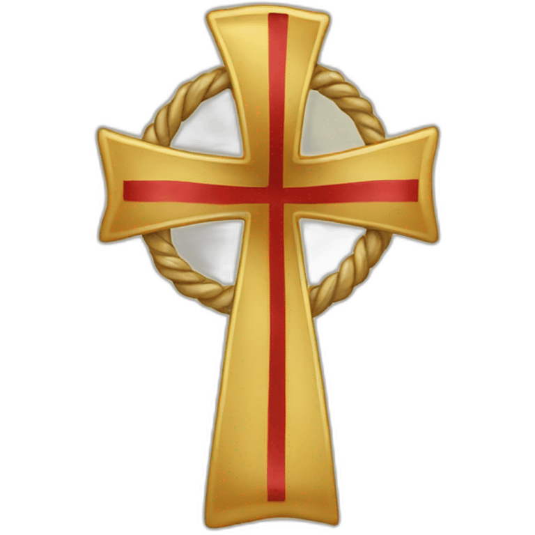 protestant Cross & Ribbon emoji