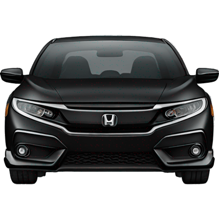 Black Honda civic touring  emoji