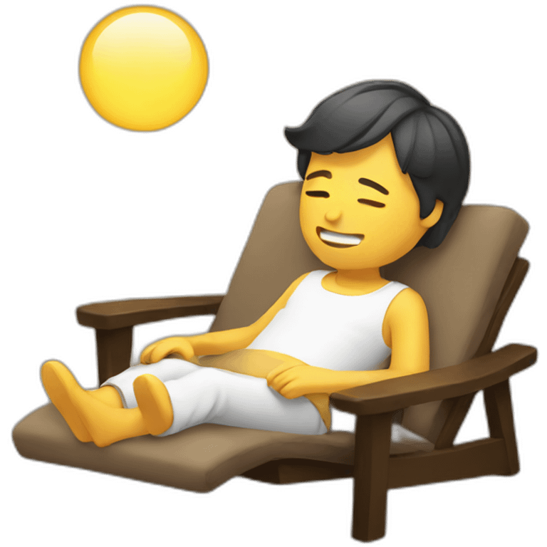 relaxing emoji