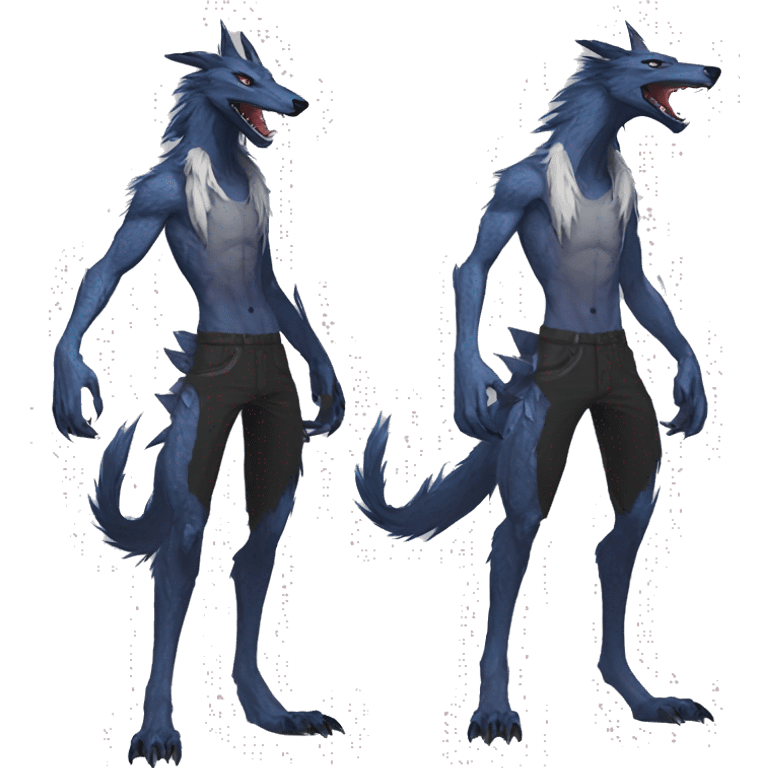 Cool Edgy Modern Vernid-Sergal species by LiLaiRa full body emoji