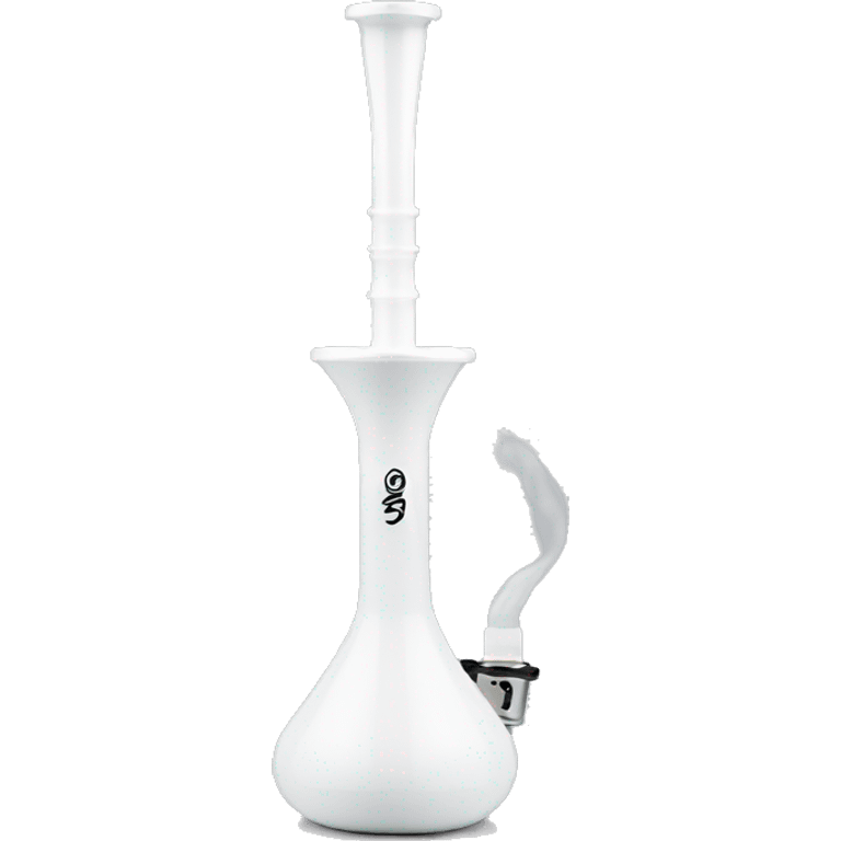 moze 2 breeze white hookah  emoji