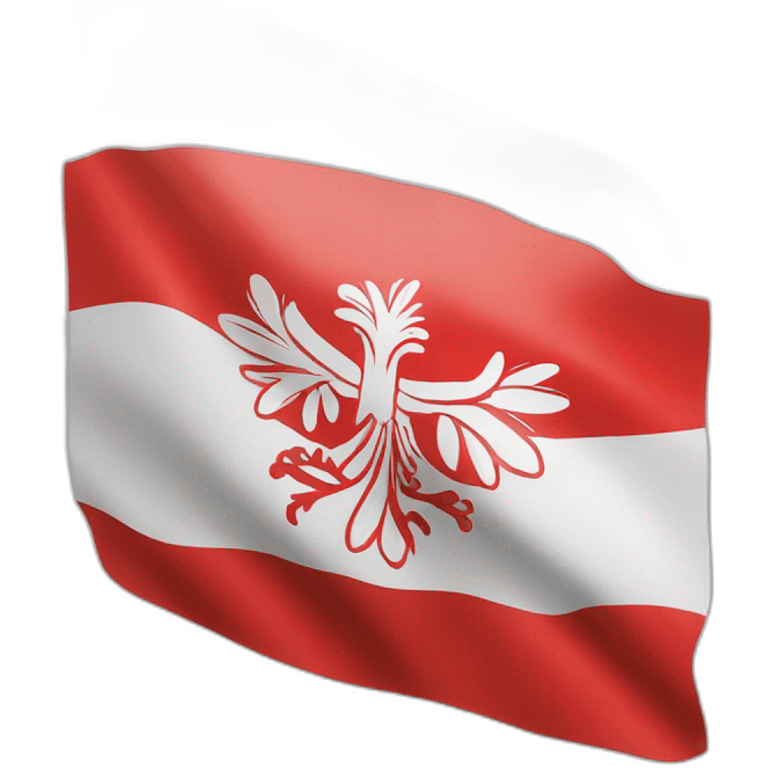 polish flag flower emoji