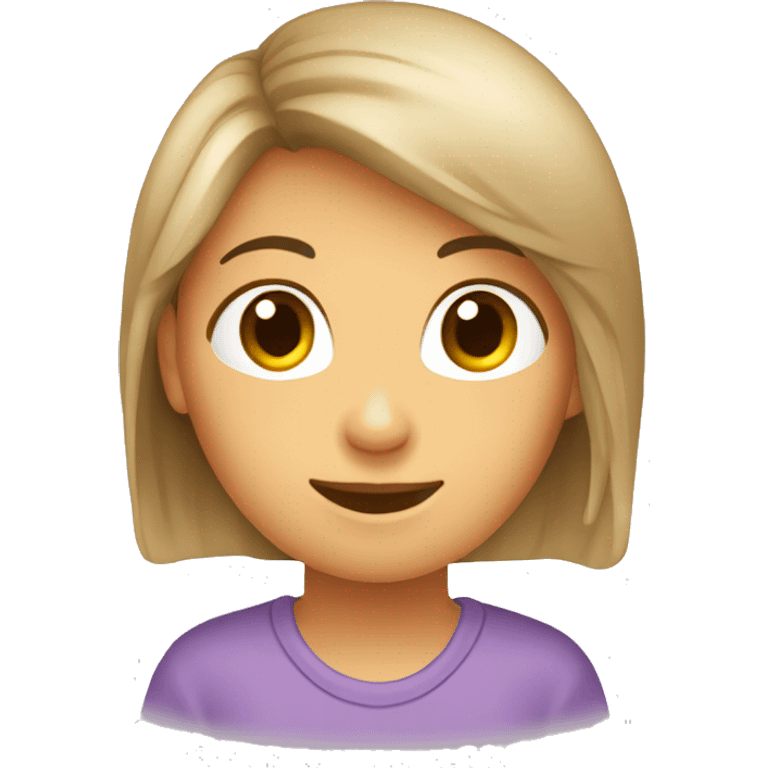 generame un emogi de una chica haciendo un alto con la palma de su mano emoji