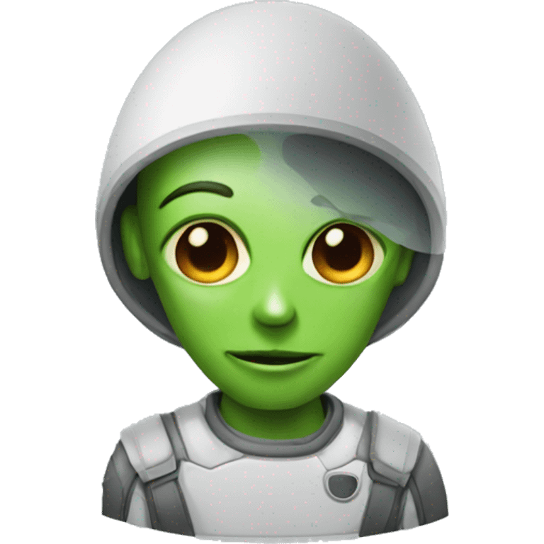 an alien graphic designer emoji