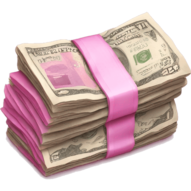 Pink money emoji