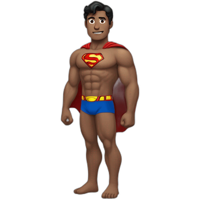 shirtless superman emoji