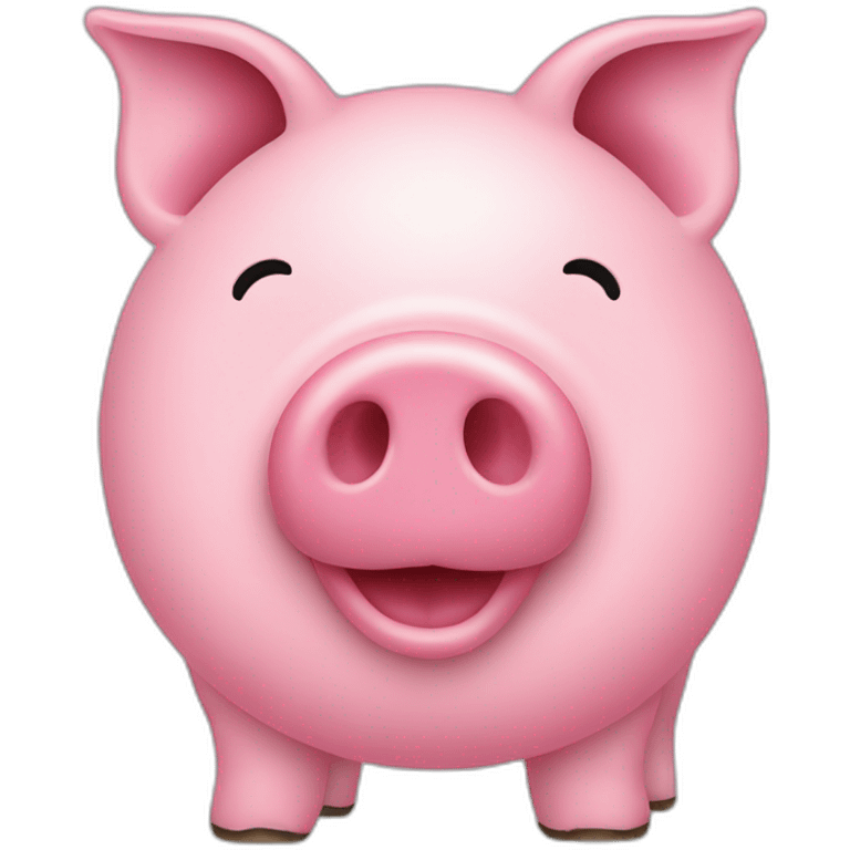 Pink pig cash emoji