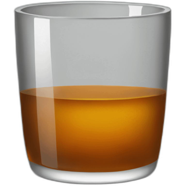 stone cup of whiskey emoji