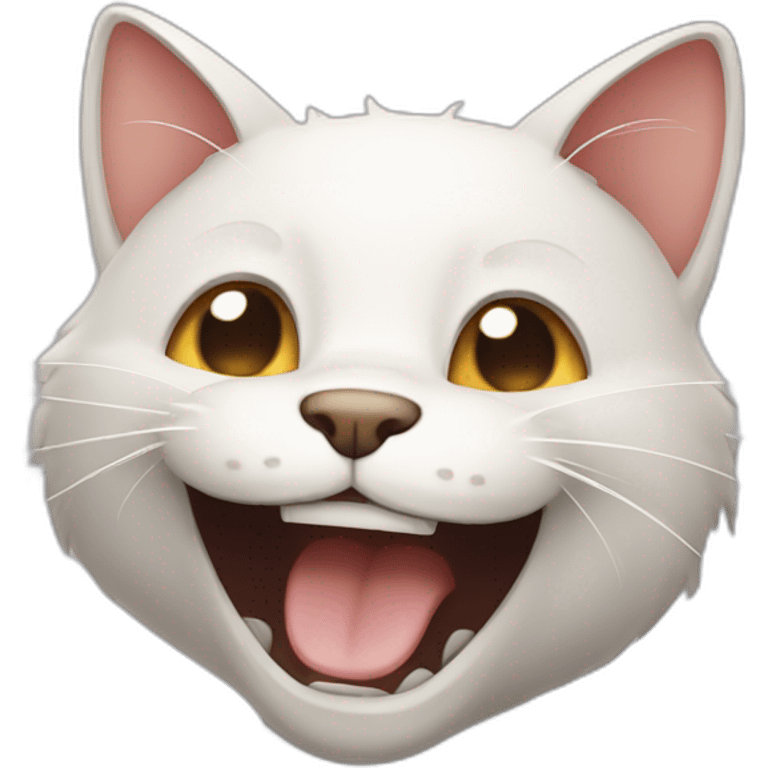 Laughing cat emoji