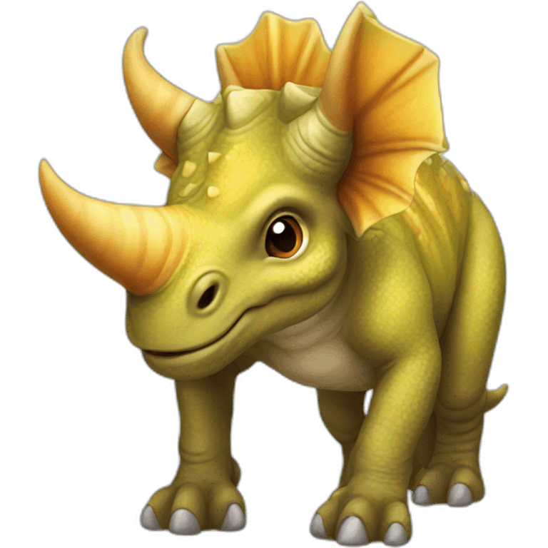 triceratops emoji