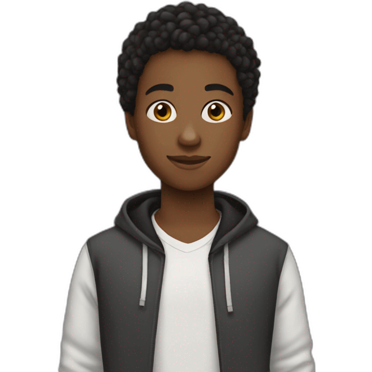 Black teenage emoji