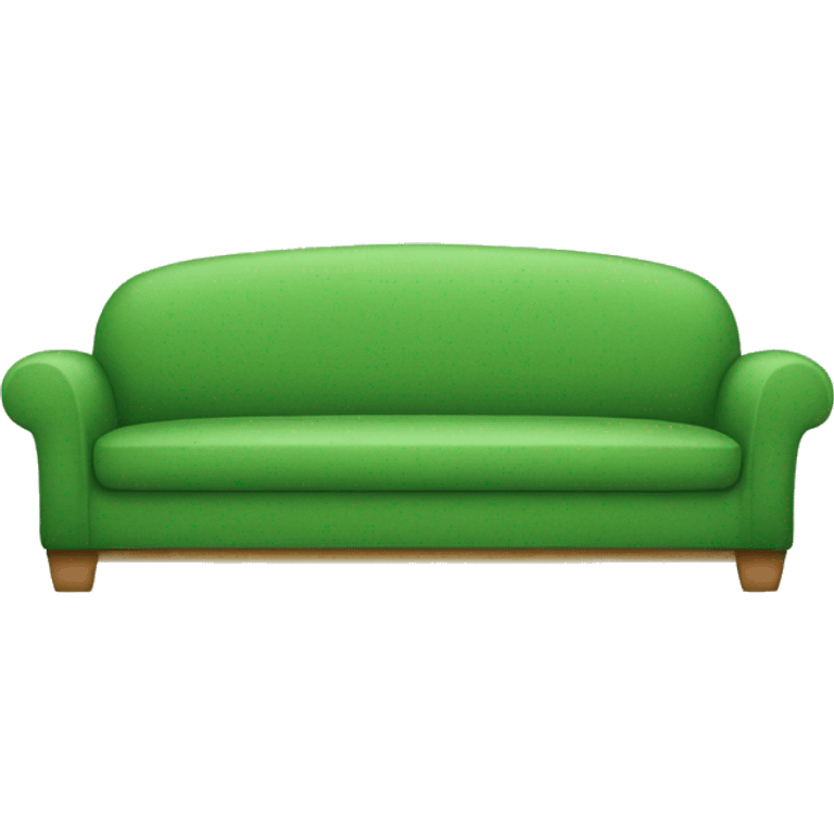 green comfy couch emoji