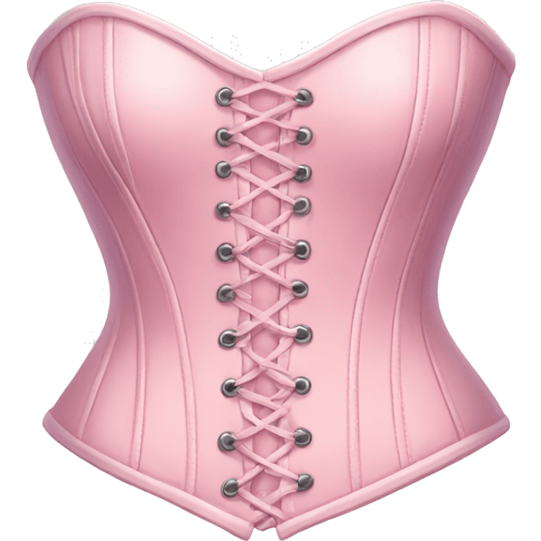 Pastel pink corset  emoji