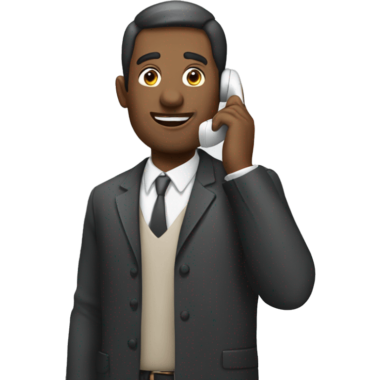 man on phonecall emoji