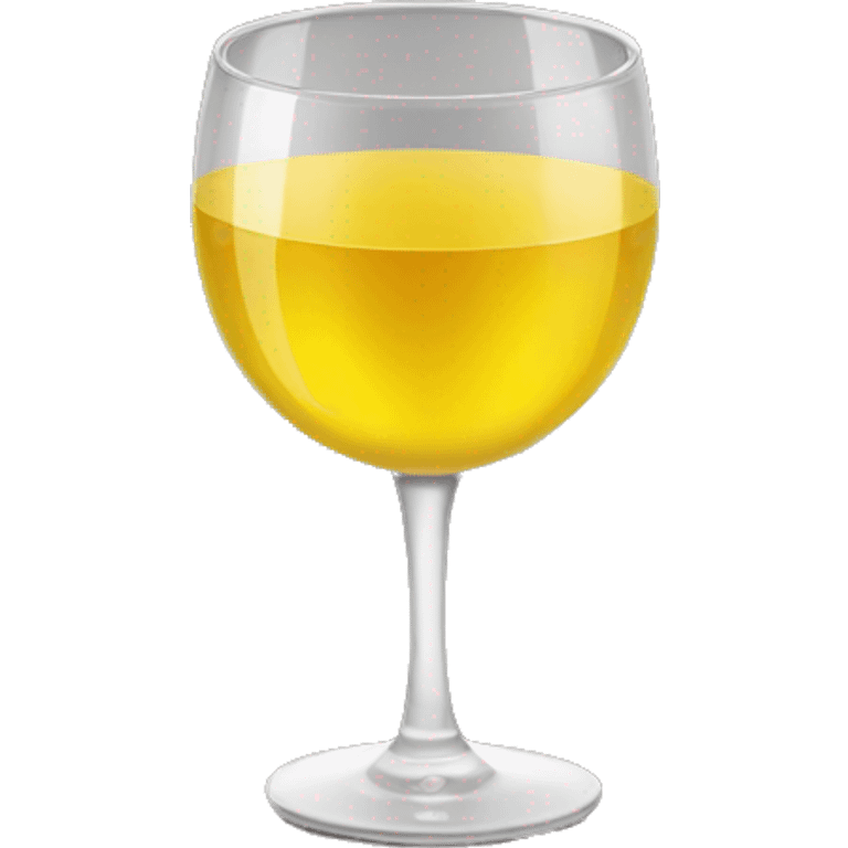 Yellow Cup of wine  emoji