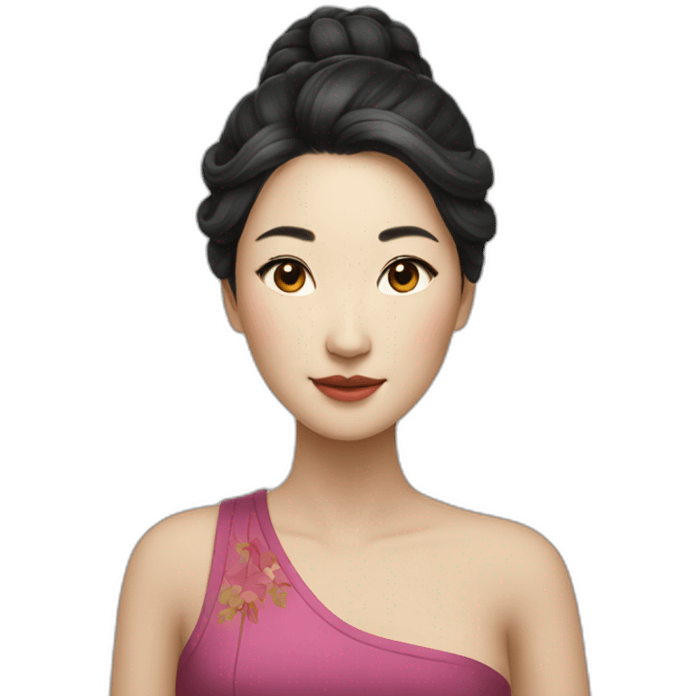 A beautiful Chinese woman emoji