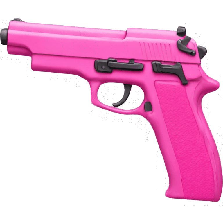 Pink gun emoji