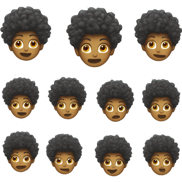 women with crazy hair emoji