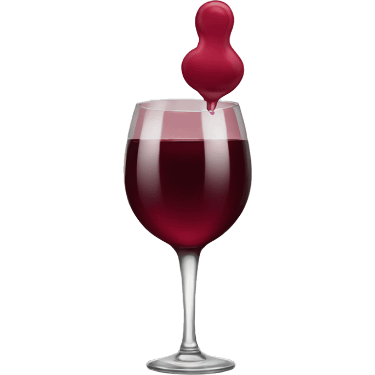 wine red birthday emoji