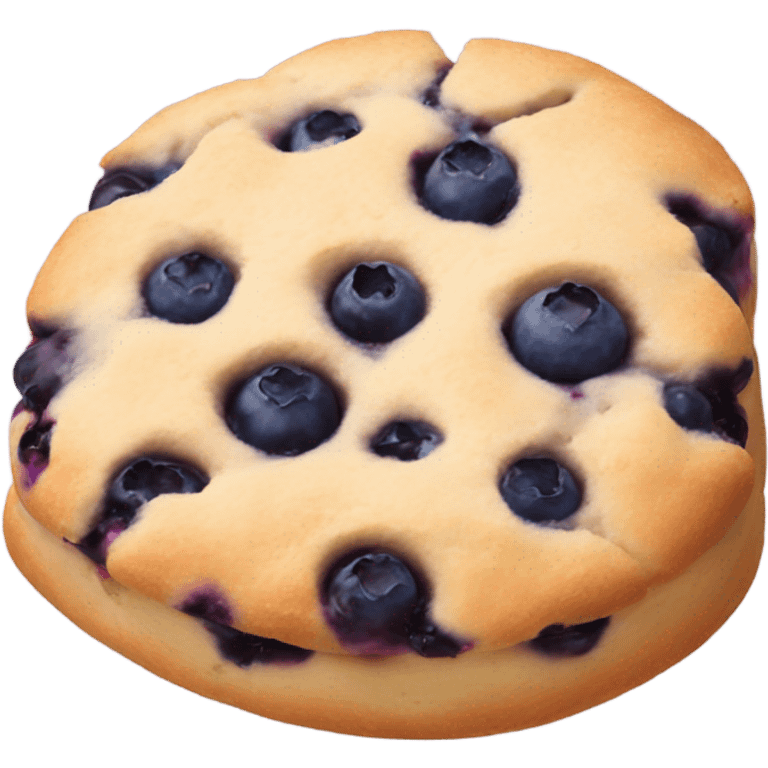 Blueberry scone emoji