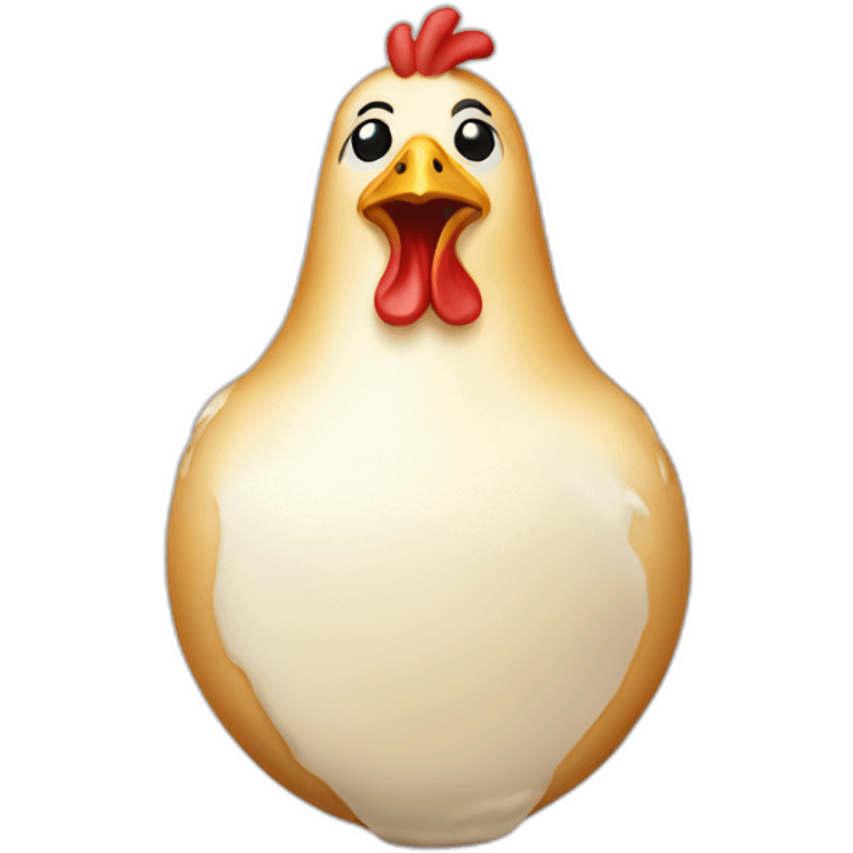 Chicken milk emoji