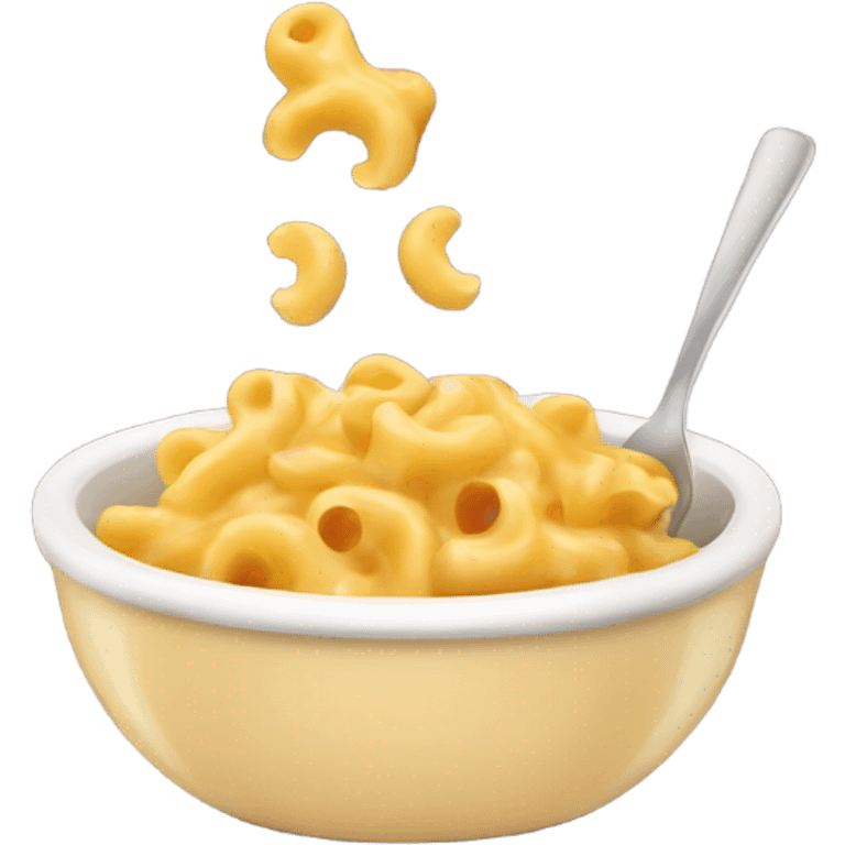 a bowl of mac and cheese emoji