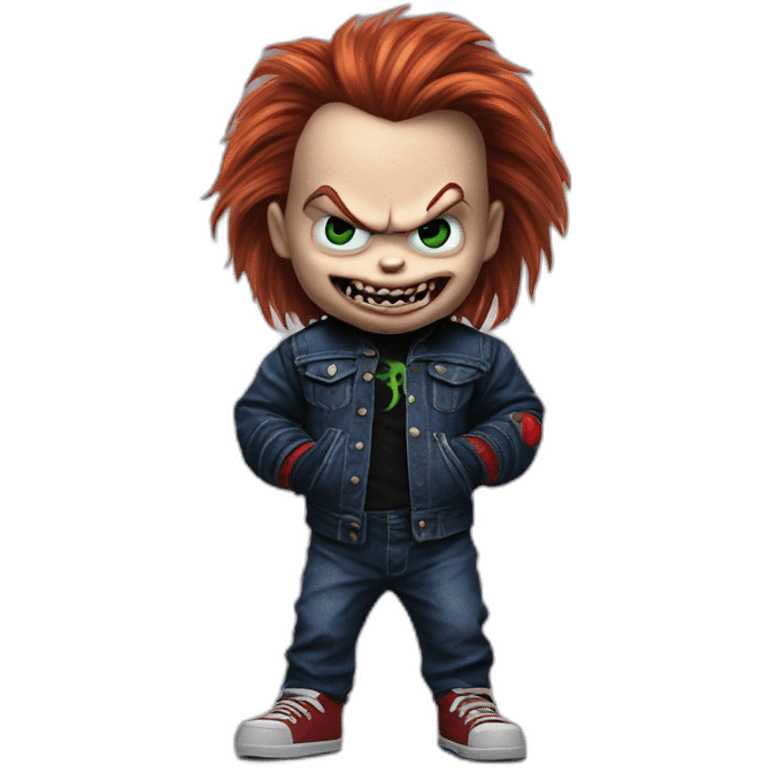 Chucky as venom emoji